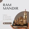 Shri Ram Mandir 3D Wooden Temple (Height: 10.5, Pre-assembled) - Image 6