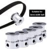 GT2 Timing Pulley 20 Teeth 6mm Bore for 6mm width Timing Belt - Image 3