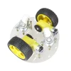 2WD Mini Round Double-Deck Smart Robot Car Chassis DIY Kit - Image 4