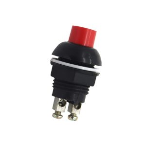 Push Button Horn Switch Round OFF-ON 1A/125V 2PIN