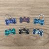 3D Printed Pet Name Keychain – Custom Bone Shape for Dogs & Cats - Image 3