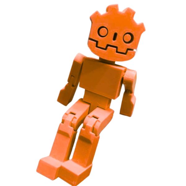 3D Printed Robot – Free Moving Hands & Legs