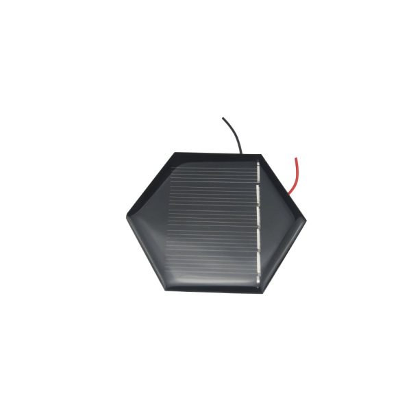 Hexagon Solar Panel 54x62mm – 2.5V 80mA for Educational Kits & DIY Science Projects