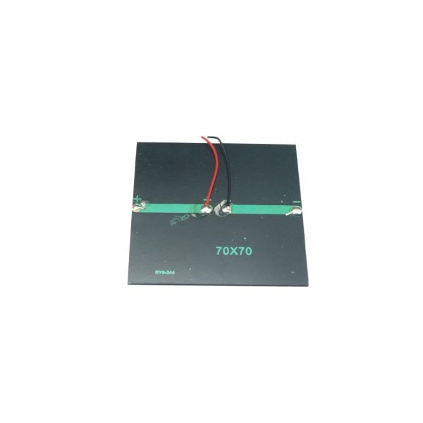 Solar Panel 70x70mm – 3V 210mA High-Efficiency Module for Educational Kits & DIY Projects - Image 2